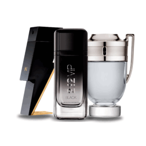 Exklusives 3er Parfum-Set – Bad Boy von Carolina Herrera, 212 VIP Black von Carolina Herrera & Invictus von Paco Rabanne [100 ml]
