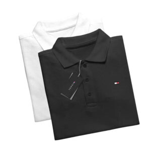 [KAUFEN SIE 1, ERHALTEN SIE 2] Set mit 2 Shirt Polo Tommy Helfinger Essential