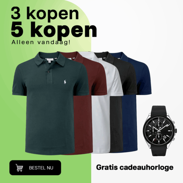 KIT POLO RALPH LAUREN [PAY 2 GET 5] + WATCH