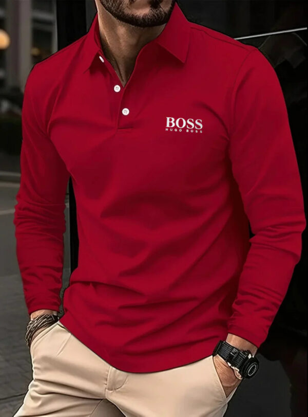 Langarm-Poloshirt für Herren - Imagem 6