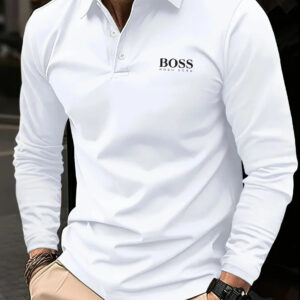 Langarm-Poloshirt für Herren